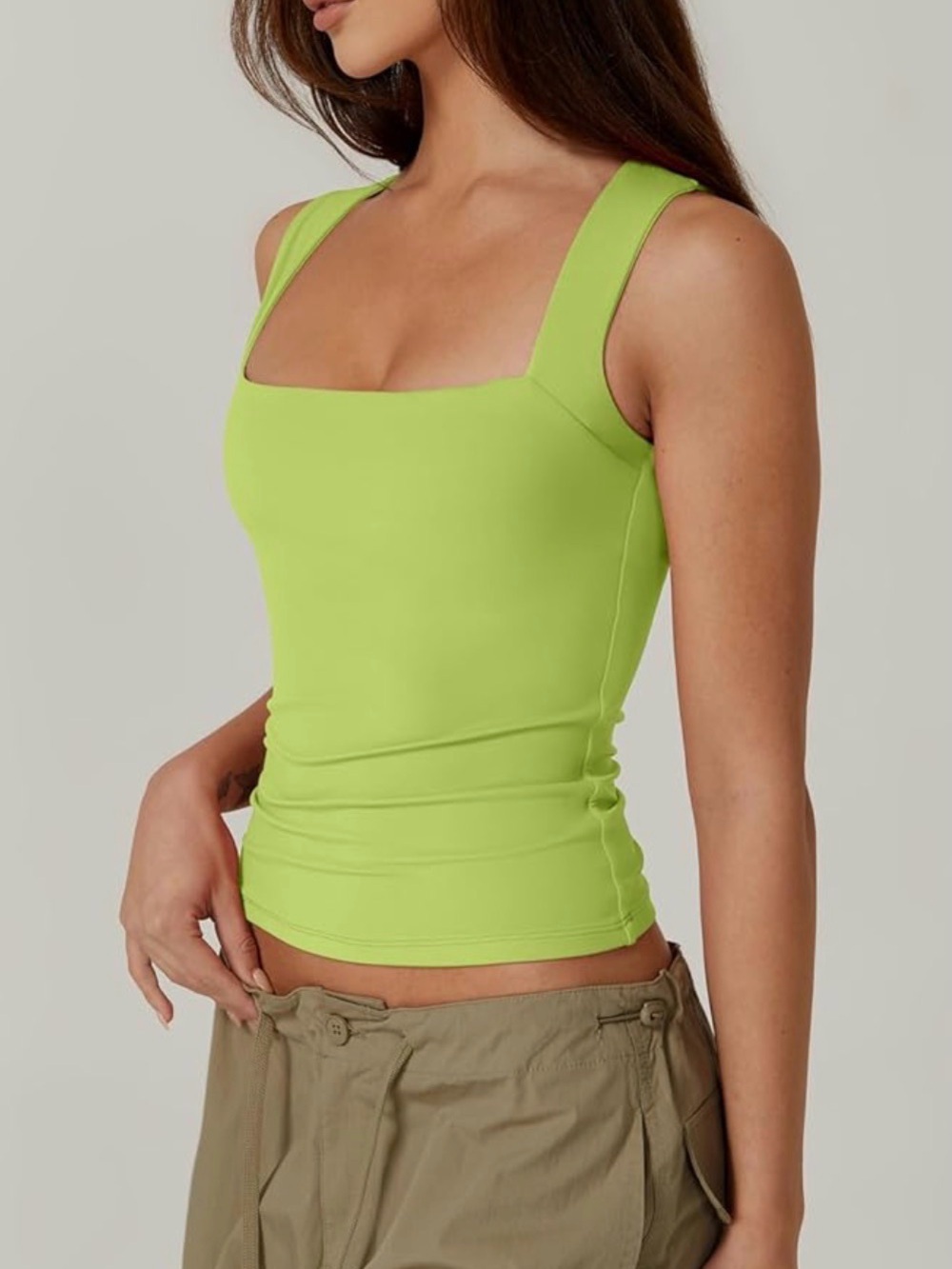Amazon Wild Lime Sleeveless Tank Top